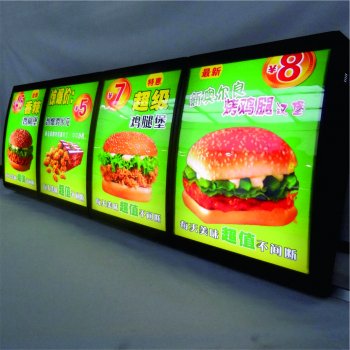 点餐灯箱